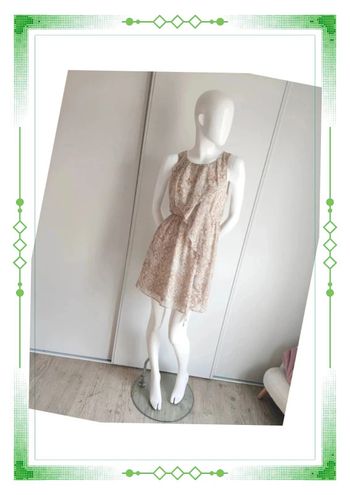 Robe motif cachemire