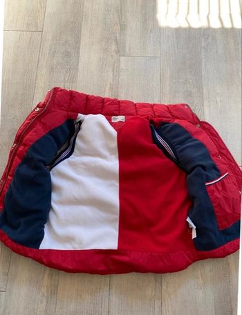 Doudoune sans manches Tommy Hilfiger rose – taille S, col montant