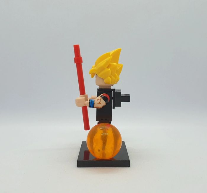 🐉Figurine Dragon Ball Super - Son Gokû Xeno Super Saiyan - (Style Lego)🐉 - photo numéro 4