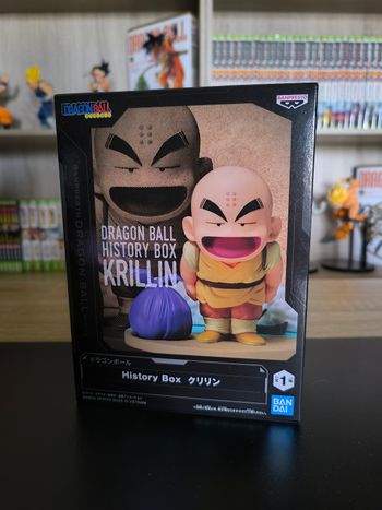 Figurine Krillin – Dragon Ball – History Box – Banpresto – Officielle Import Japon