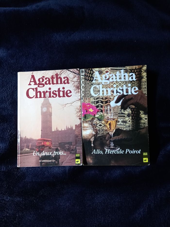Lot de 2 livres de poche : Agatha Christie