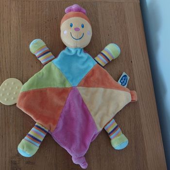 Doudou plat abeille - Mots d'enfants