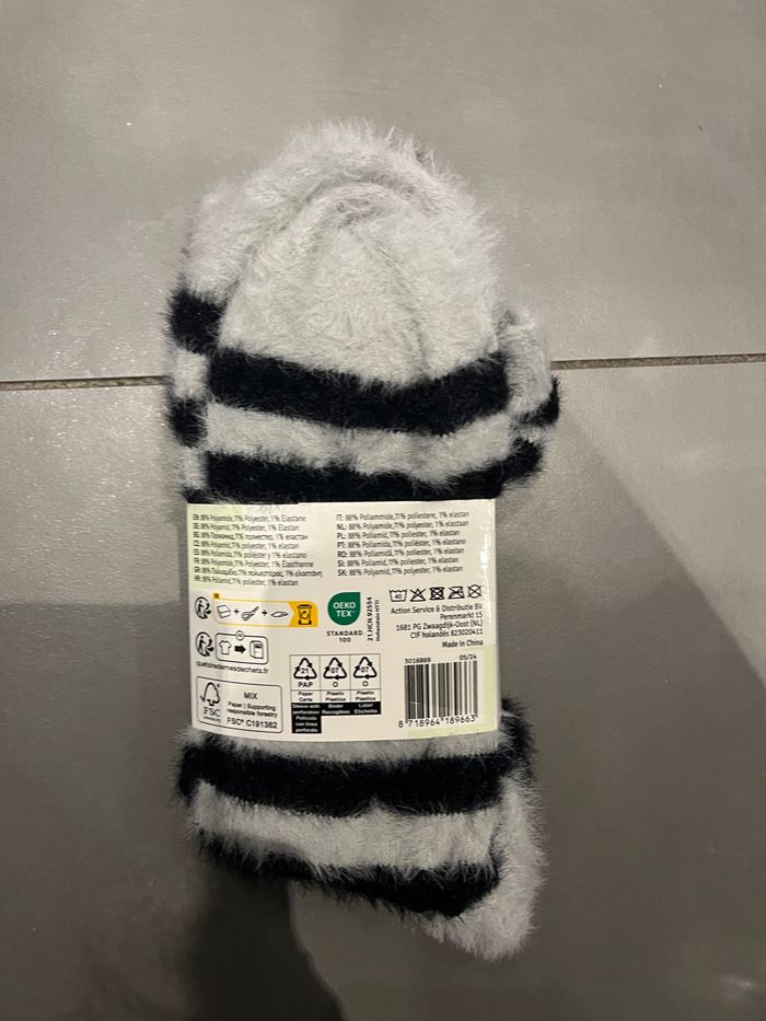 2 paires de chaussettes chaudes femme taille 39/42 - photo numéro 2