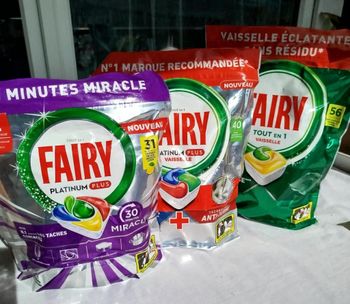 Lot 3 Sacs Fairy 127 Doses Prix Ferme