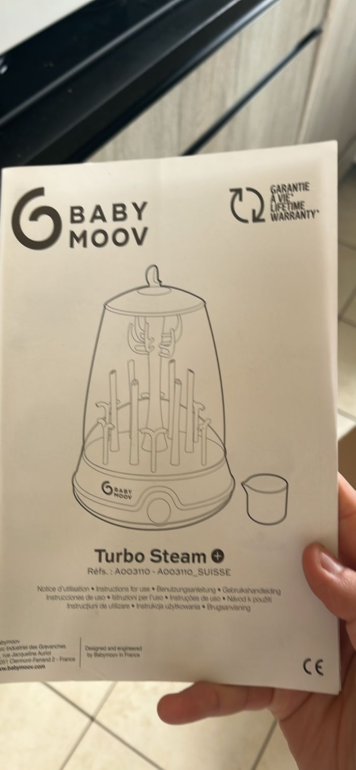 Stérilisateur Baby moov turbo stream+ - photo numéro 3