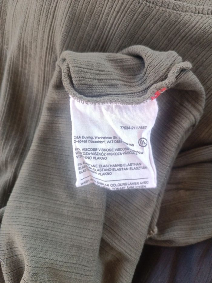 Tee-shirt femme manches trois quarts - photo numéro 4