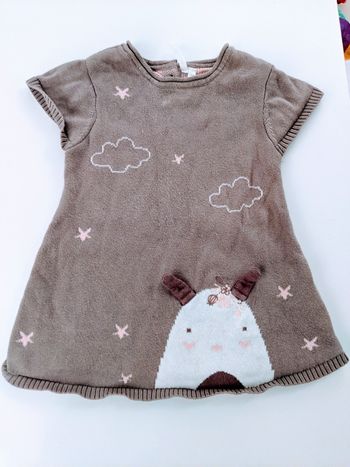 Robe pull orchestra 12 mois 74 cm tricoté jacquard