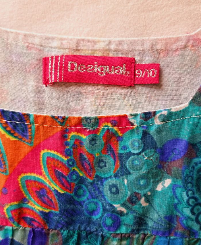 Blouse Desigual - T 9/10 ans - photo numéro 3