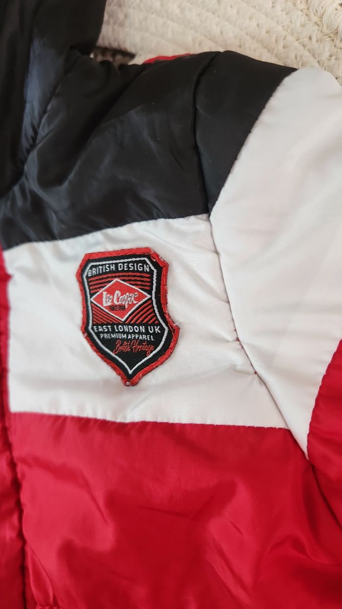 Manteau garçon 12mois Lee Cooper Rouge Blanc - photo numéro 6