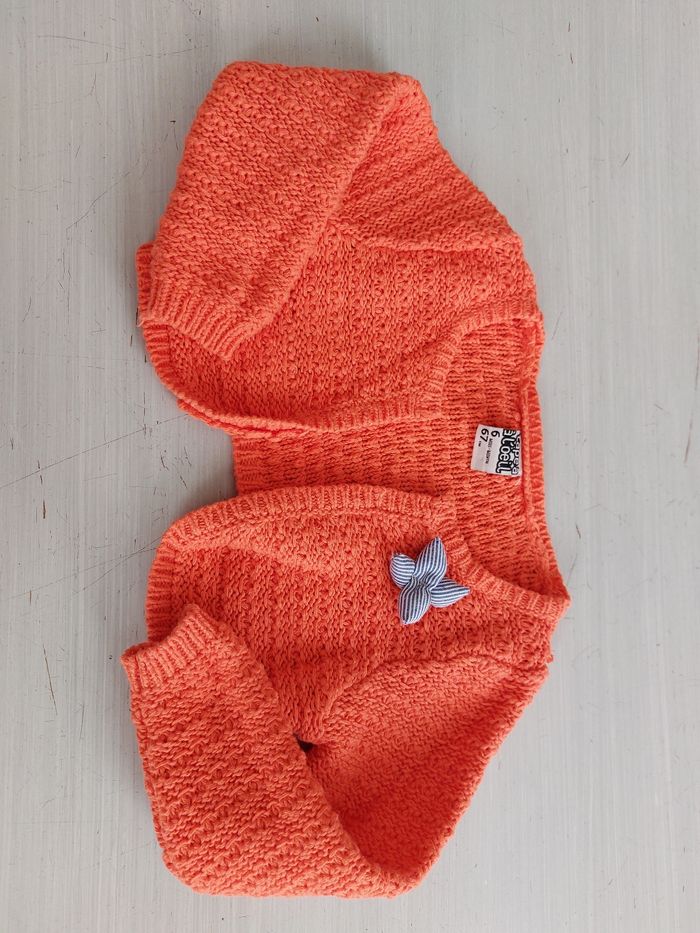 Gilet boléro fille 6M