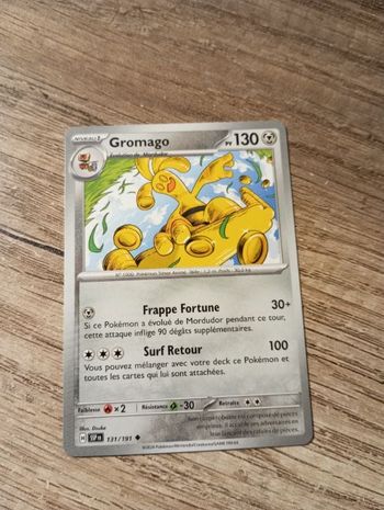 Carte pokémon "Gromago"