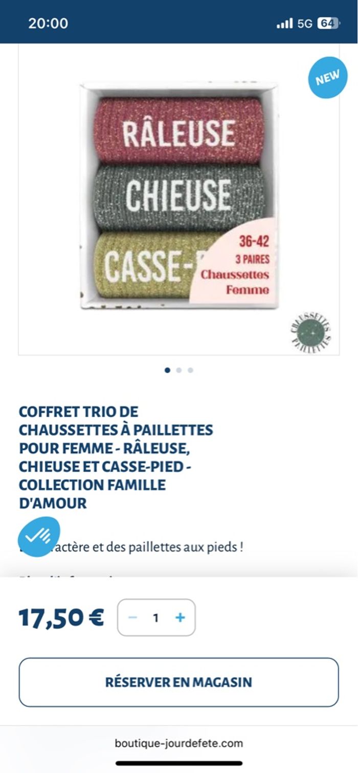 Trio chaussettes paillettes - photo numéro 2