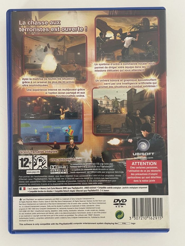 Jeux PlayStation 2 rainbow six 3 - photo numéro 3