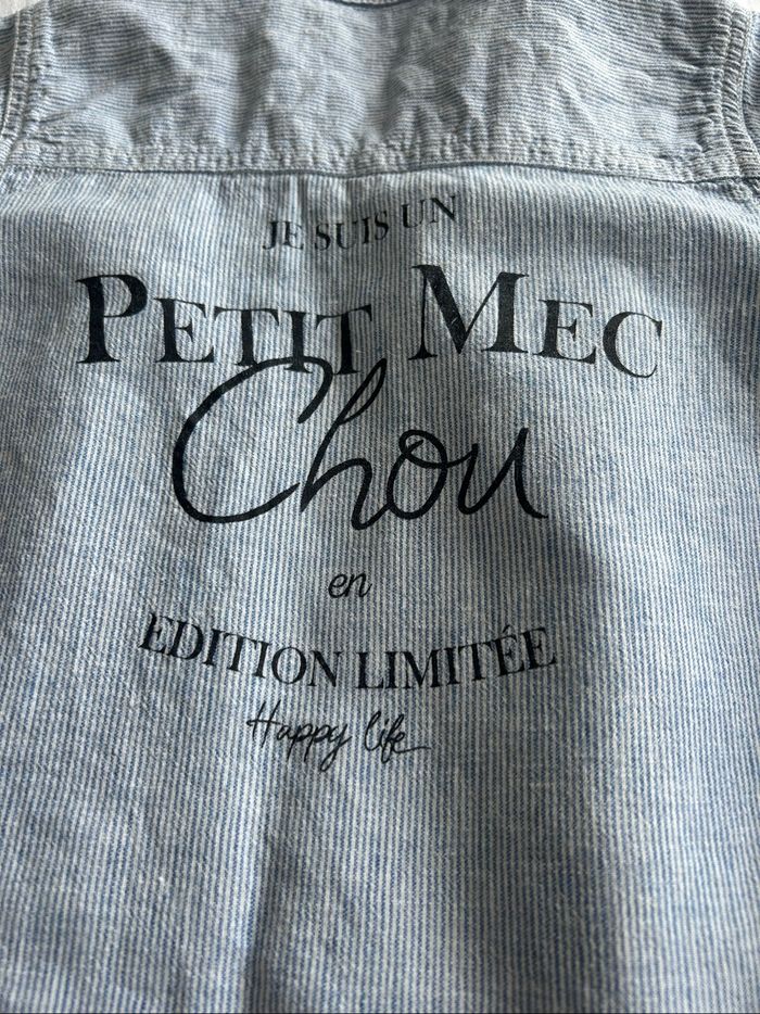 Chemise bleu « pti mec chou » - photo numéro 7