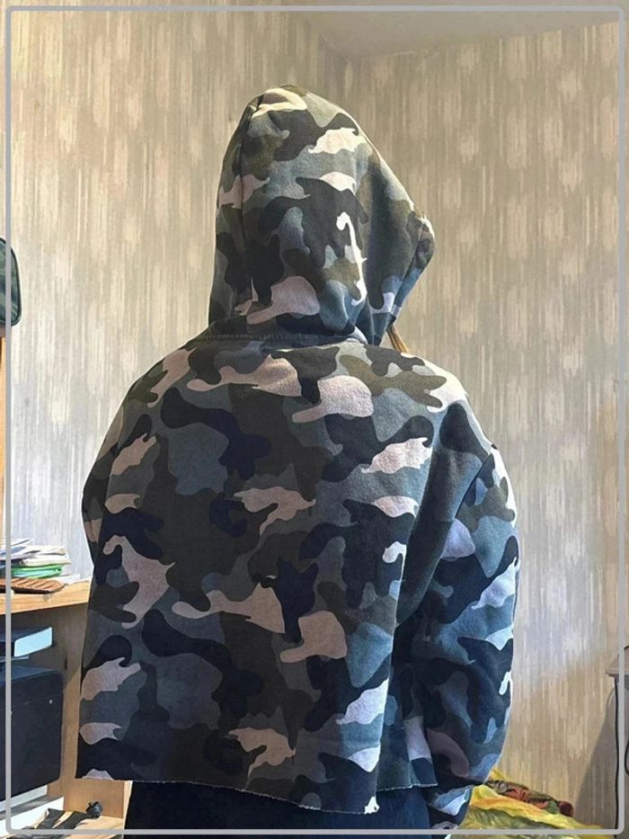 Pull court militaire fouree taille 36 marque h&m - photo numéro 3