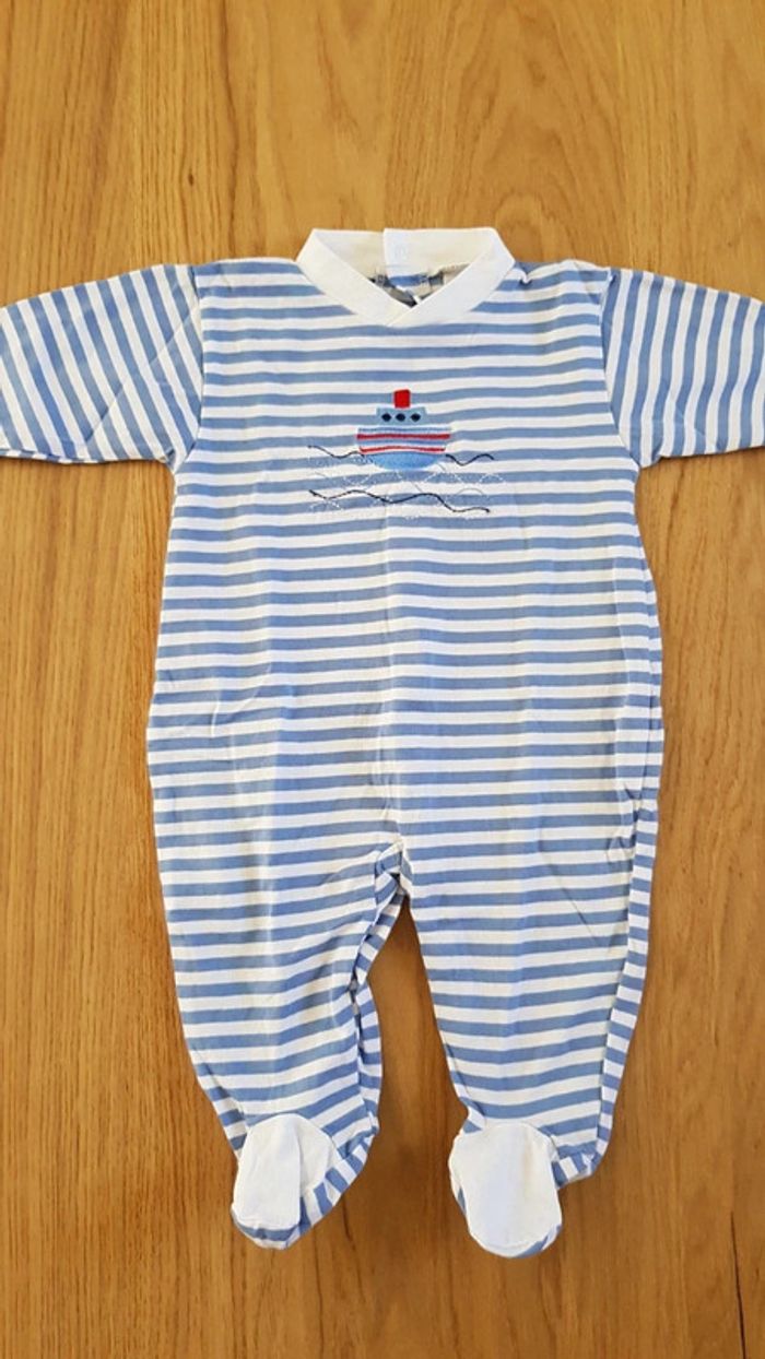 Lot 4 pyjamas grenouillères bébé 3 mois - photo numéro 15