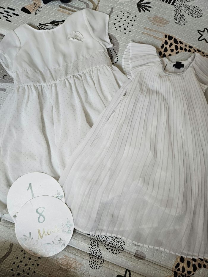 Lot 2 robes cérémonie 18 mois