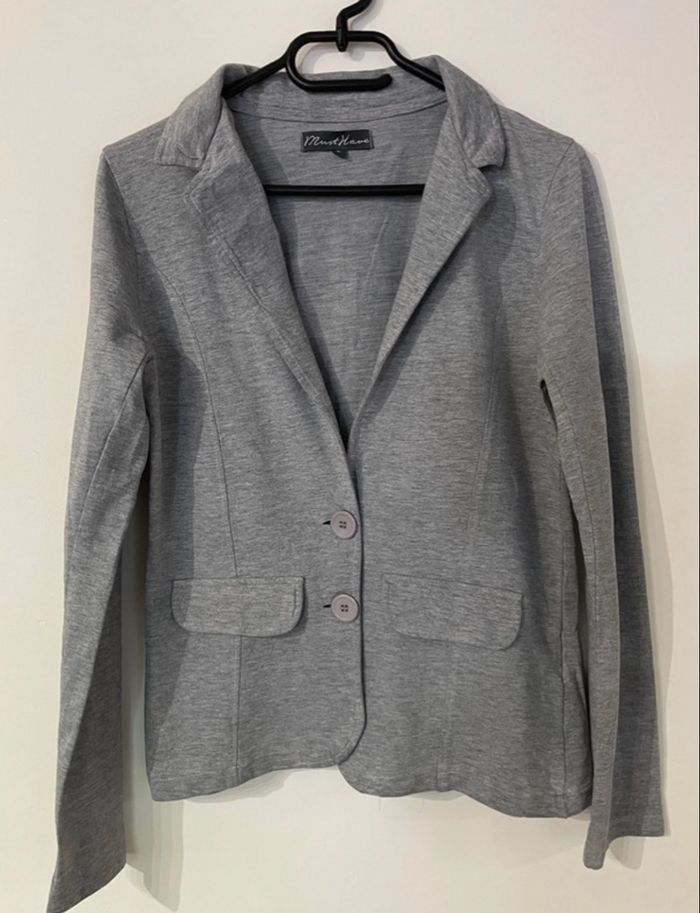 Veste Must Hâve Blazer femme taille S/36 Gris Must Hâve - photo numéro 2