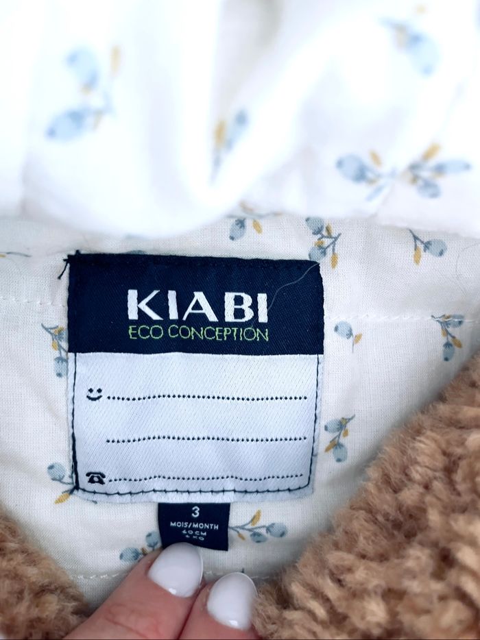 Manteau tout doux « Kiabi » 3 mois - photo numéro 2