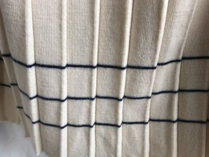 #jupeplissée #laine #beige #taille 36 #vintage #régine loubens Paris - photo numéro 2