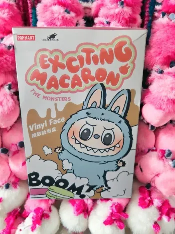 Figurine Labubu  Pop mart The Monsters – Exciting Macaron (Vinyl Face)