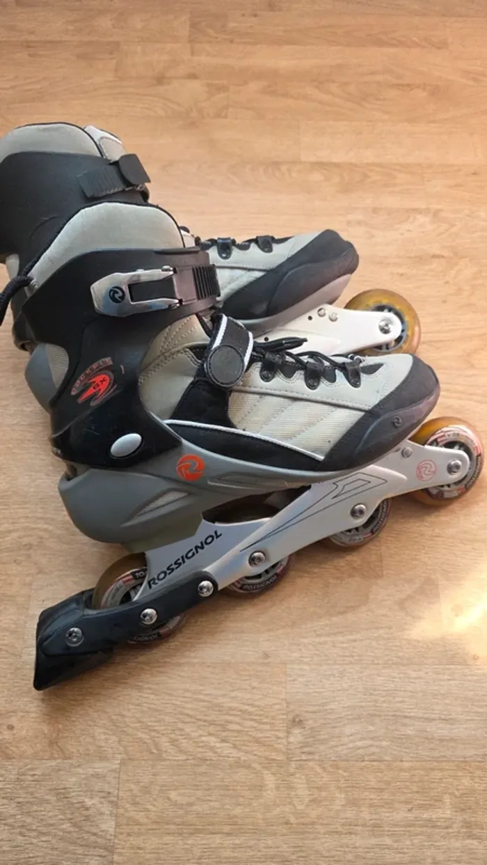 Roller Rossignol Cockpit 6x + Protections Taille 43 - photo numéro 2