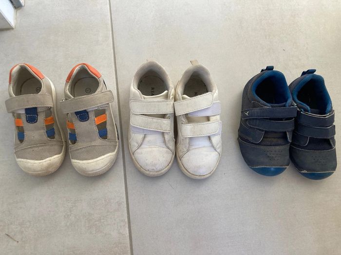 Lot de 3 chaussures T.24