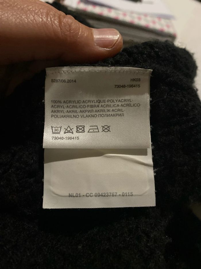 Superbe Pull Poncho  Noir Taille L-XL - photo numéro 8