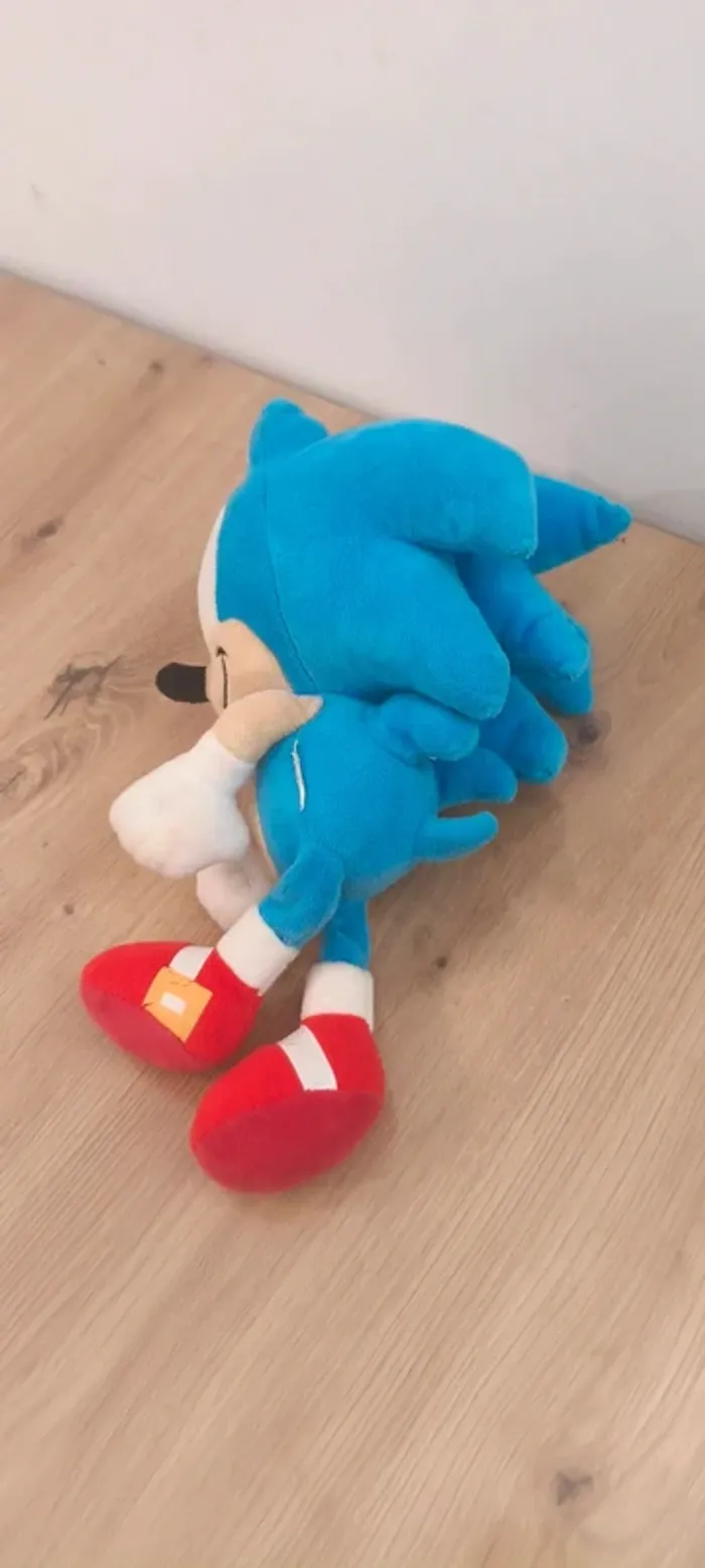 Peluche sonic le hérisson 30 cm - photo numéro 3