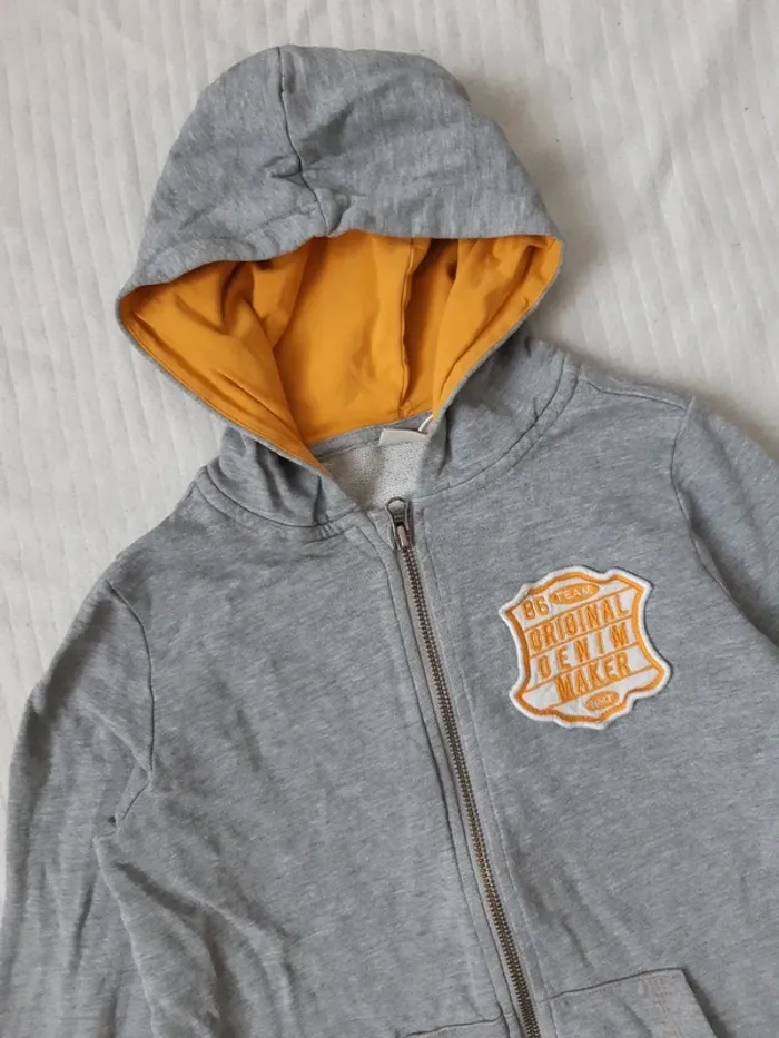 Gilet zippé à capuche Name It 9/10 ans - photo numéro 3