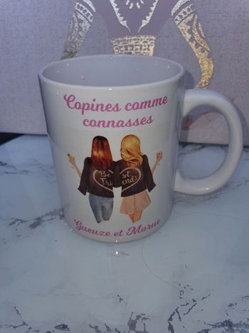 Mug meilleur amies personnalisé