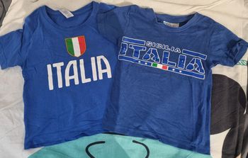 Lot 2 tshirt Italie 3ans