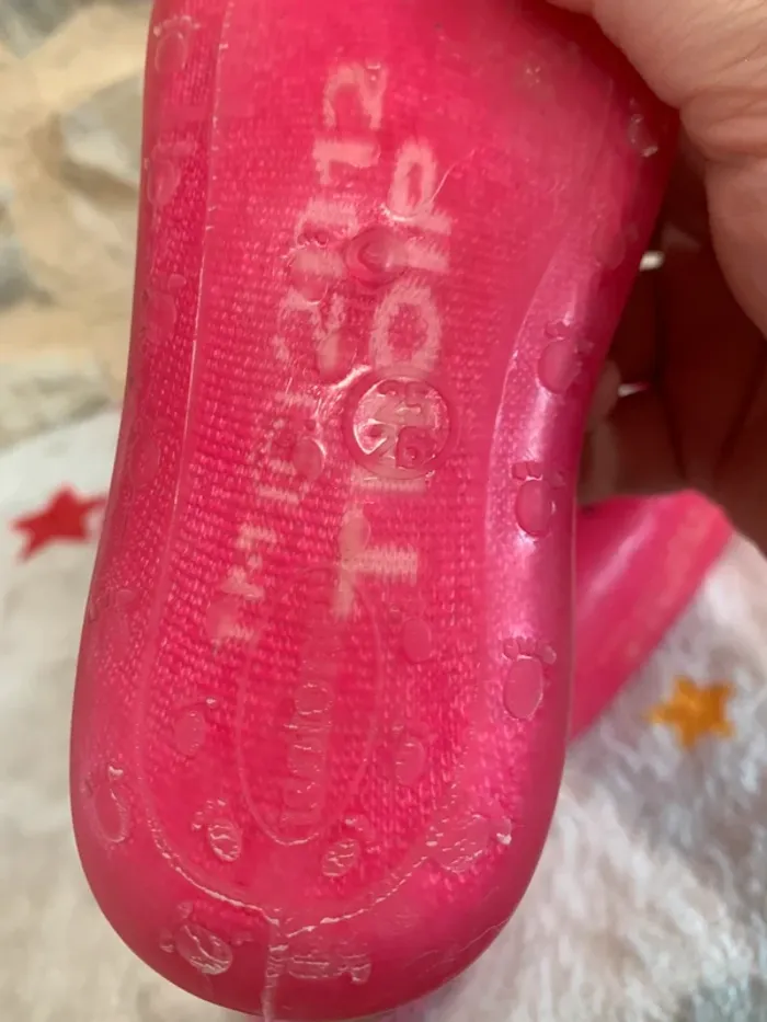 Chaussons chaussettes Isotoner T25/26 Roses - photo numéro 8