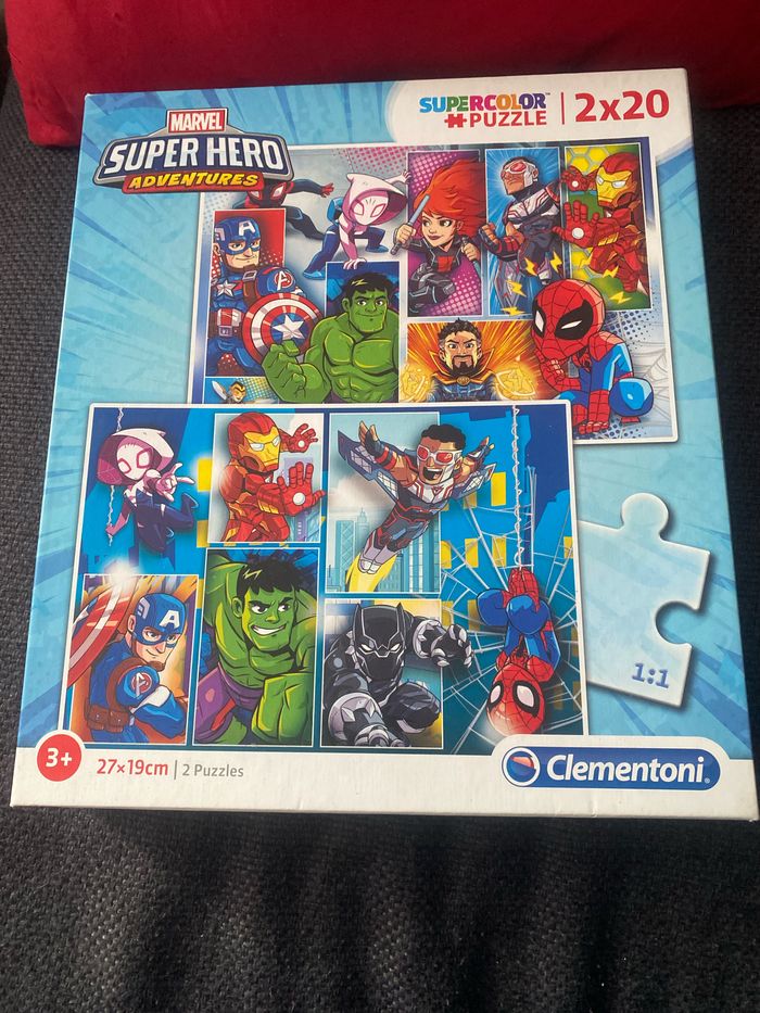2 Puzzles super héro