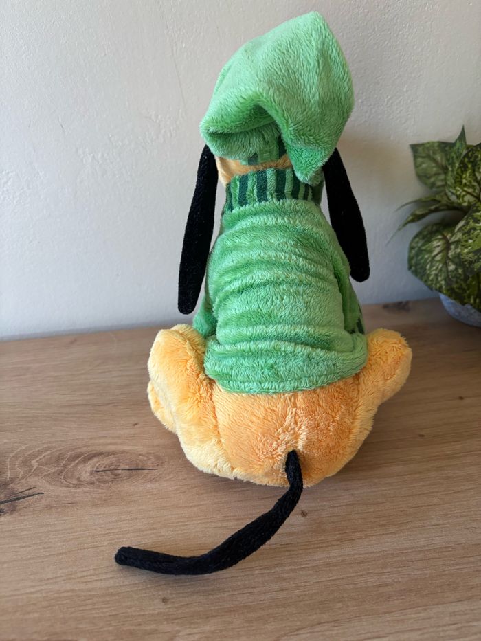 Doudou chien pluto robe de chambre peignoir vert Disney - photo numéro 3