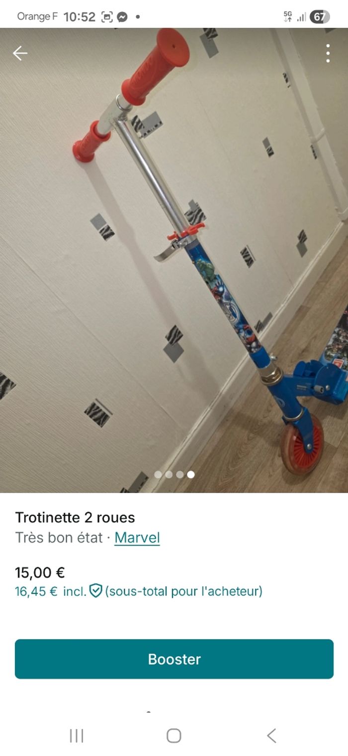 Trotinette 2 roues - photo numéro 4