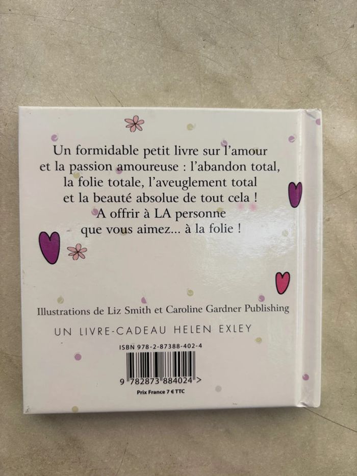 Livre je t’aime à la folie Helen Exley - photo numéro 2