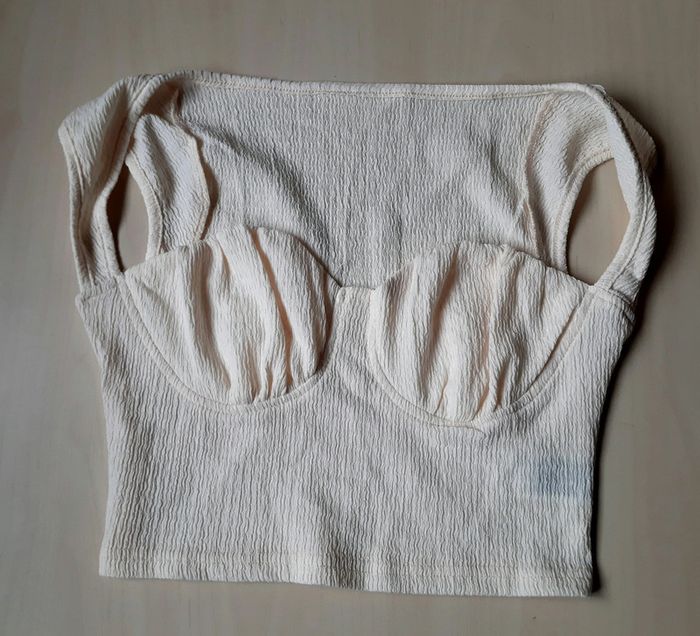 Bustier beige Shein 34