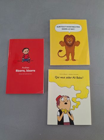 Lot de 3 livres École des Loisirs