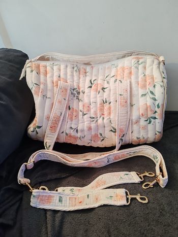 Sac à langer fleuri