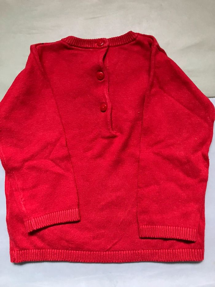 Lot Noël pull et pyjama/grenouillère 12mois - photo numéro 3