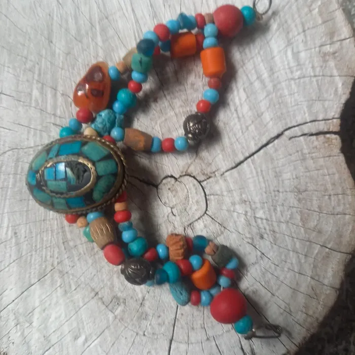 Bracelet vintage colorée bohème - photo numéro 4