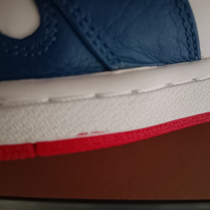 Jordan 1 mid collector de 2013, red/bleu cément éléphant - photo numéro 10