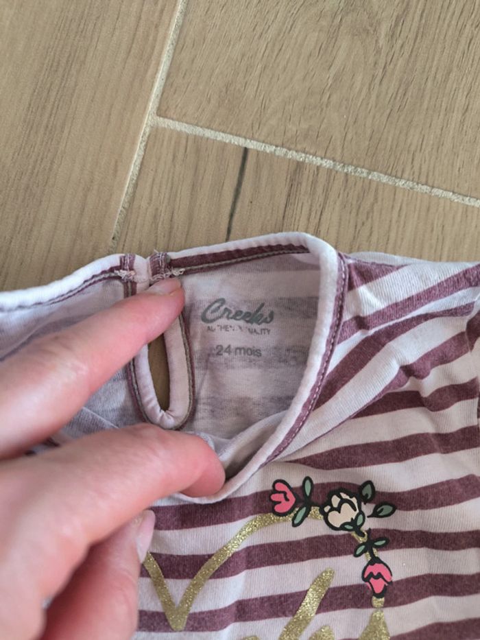 T-shirt manches longues creeks - photo numéro 3