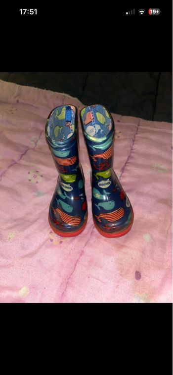 Bottes de pluie garçon pointure 22