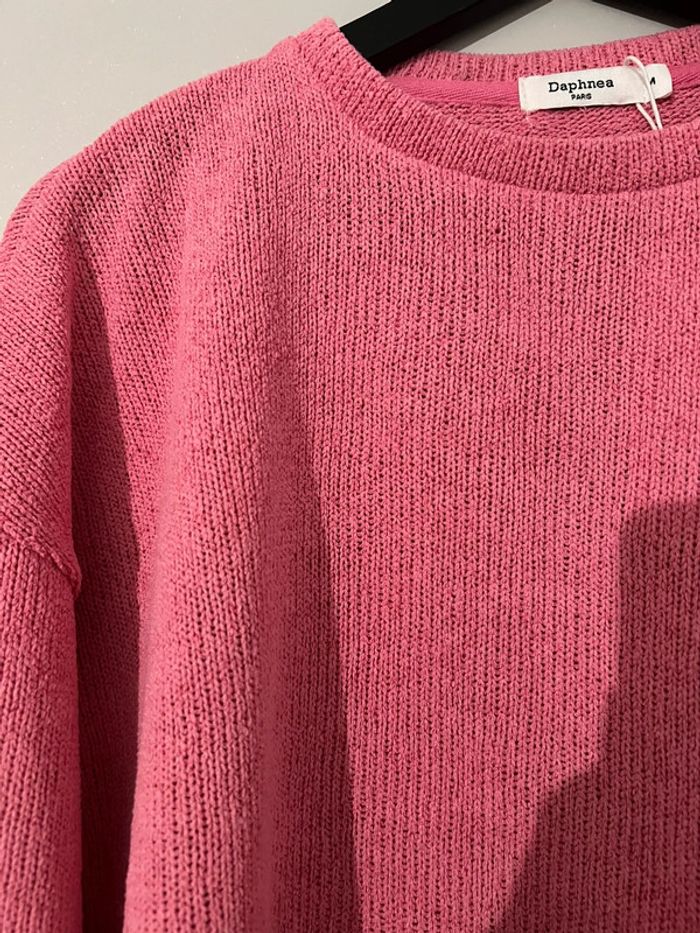 Pull rose neuf avec étiquette Daphnéa - photo numéro 4
