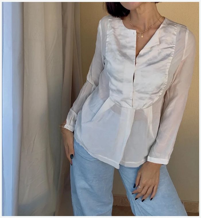 Blouse Zadig & Voltaire en soie blanche très bon état