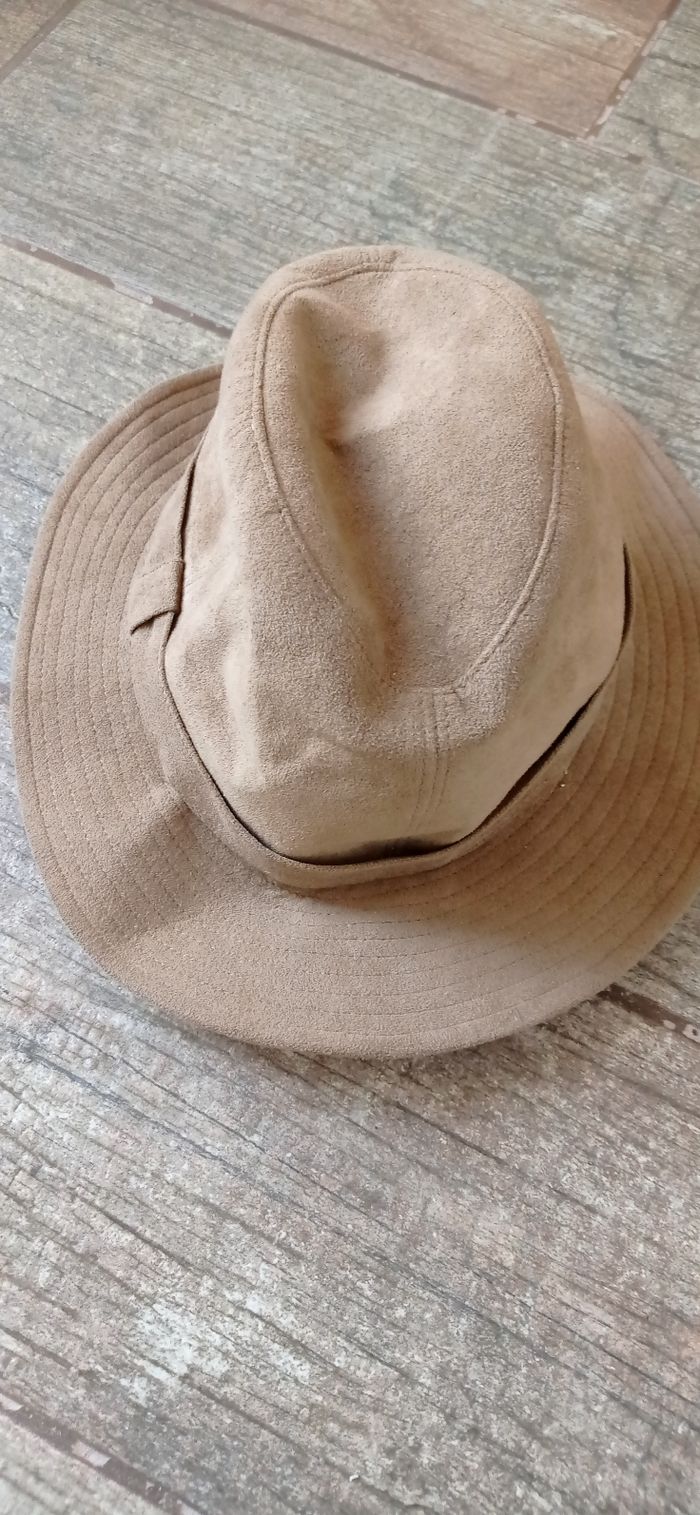 Chapeau, homme, Alcantara, T.55 environ, BE - photo numéro 3