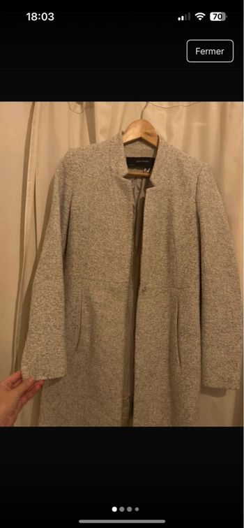 Manteau Zara gris 