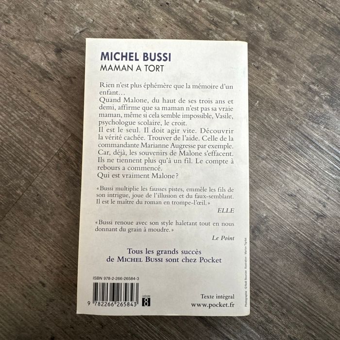 Michel Bussi - Maman a tort - photo numéro 4